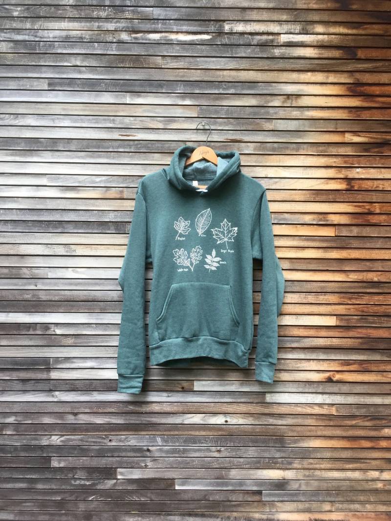 Der Anhänger Hoodie, Herbst Blätter, Baumpfleger Shirt, Wandern, Camping, Natur Geschenk, Naturliebhaber, Gemütlicher Hoodie von nicandthenewfie