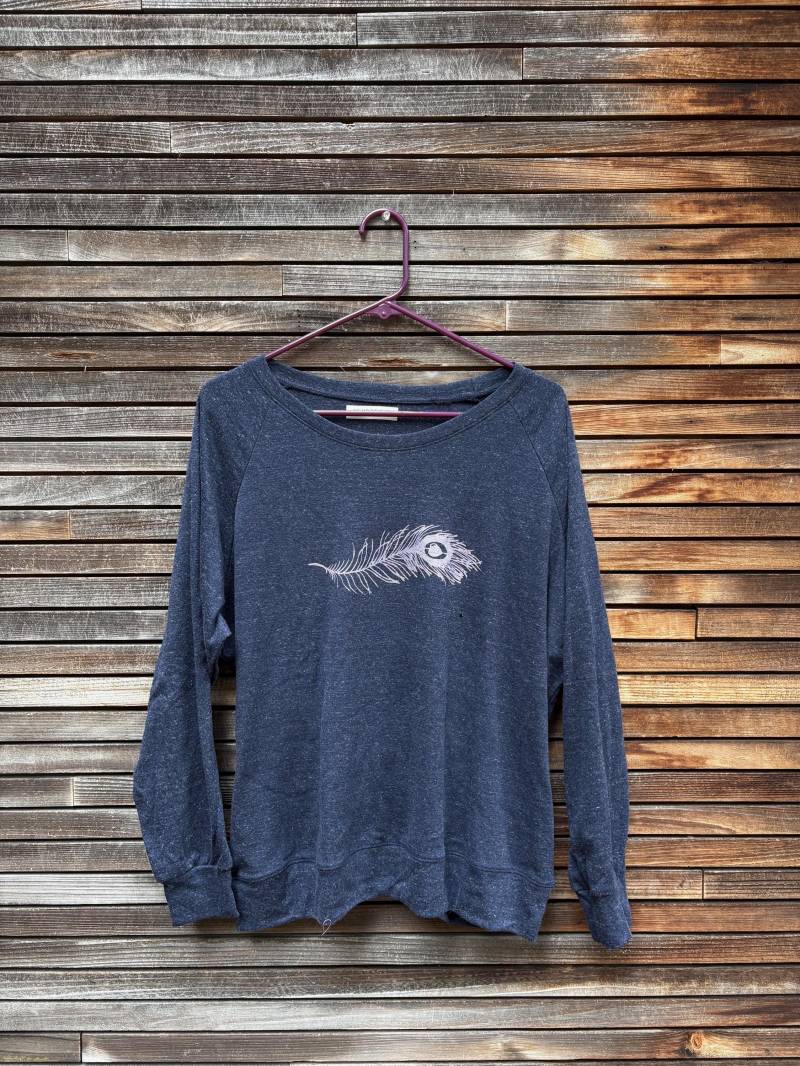 Final Sale Feather Pullover | L, Lila | xs, Schattenbaum | S, Imperfekte Tops von nicandthenewfie