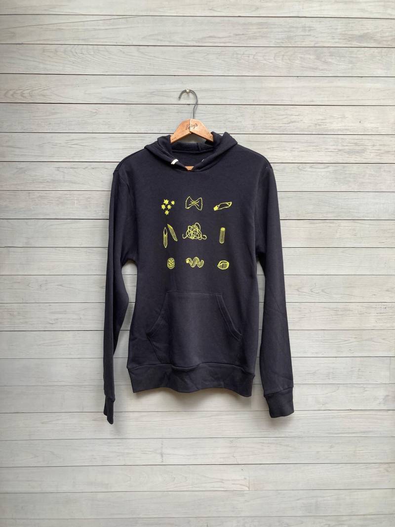 Pasta Shapes Hoodie Feinschmecker Geschenk, Koch Sweatshirt von nicandthenewfie