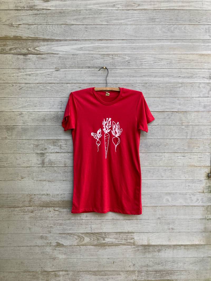 Wurzelgemüse Baumwolle T-Shirt - Gärtner Geschenk von nicandthenewfie