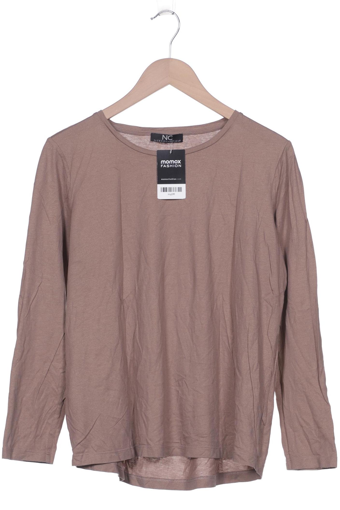 NICE CONNECTION Damen Langarmshirt, braun von nice connection