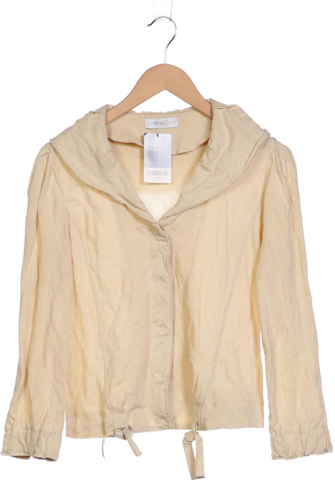 NICE CONNECTION Damen Strickjacke, beige von nice connection