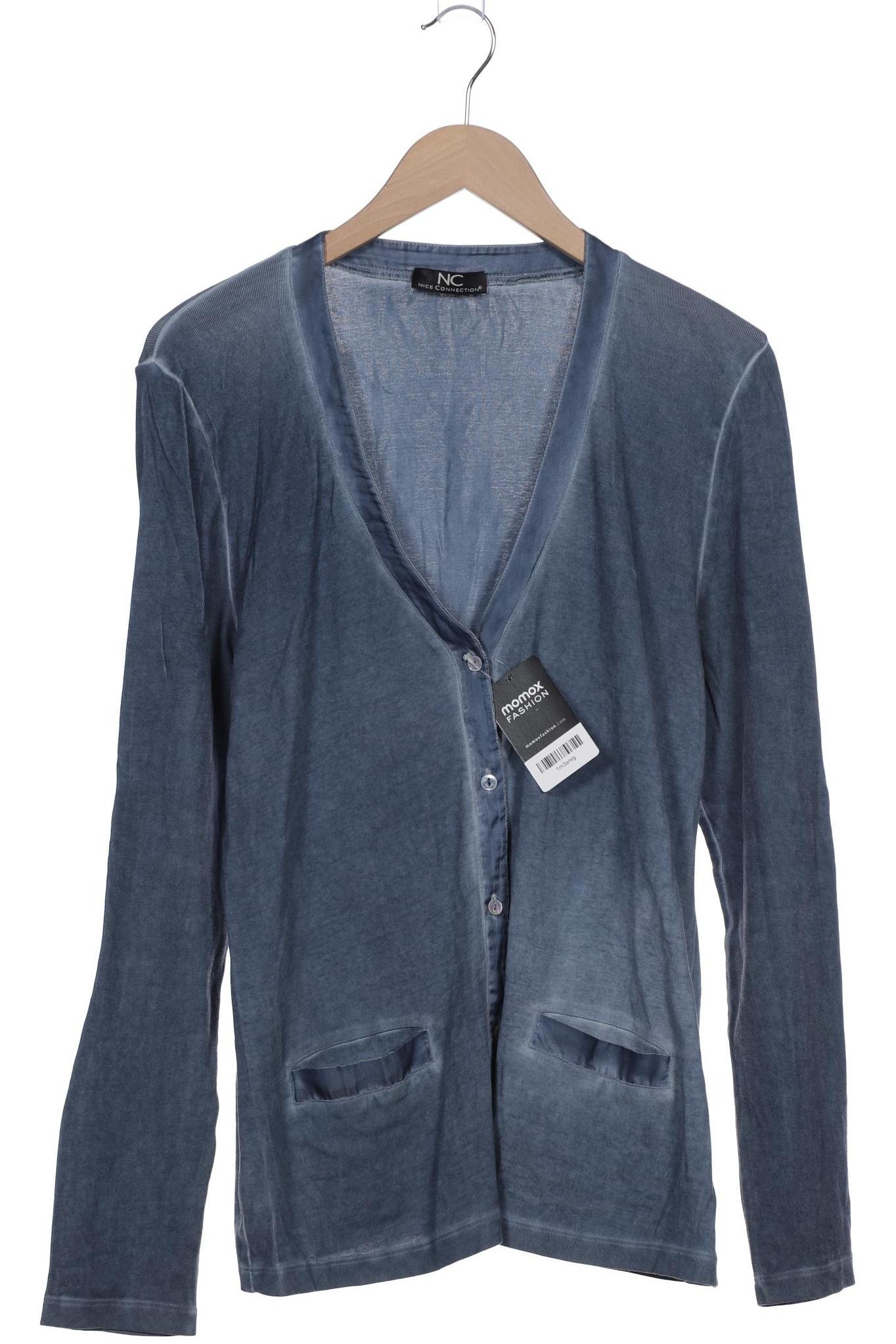 NICE CONNECTION Damen Strickjacke, blau von nice connection