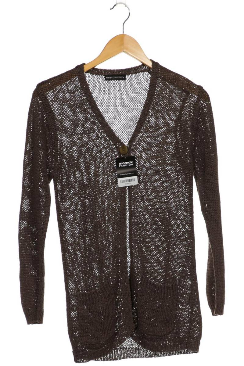 NICE CONNECTION Damen Strickjacke, grau von nice connection