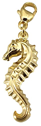 Anhänger Charm Seepferdchen Seepferd Gold 333 Einhänger Gelbgold Unisex von Nicht Zutreffend