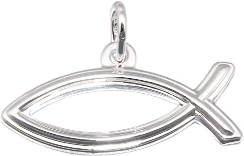 Nicht Zutreffend Anhänger Ichthys Silber 925 Sterlingsilber christlicher Fisch Christentum Unisex von Nicht Zutreffend
