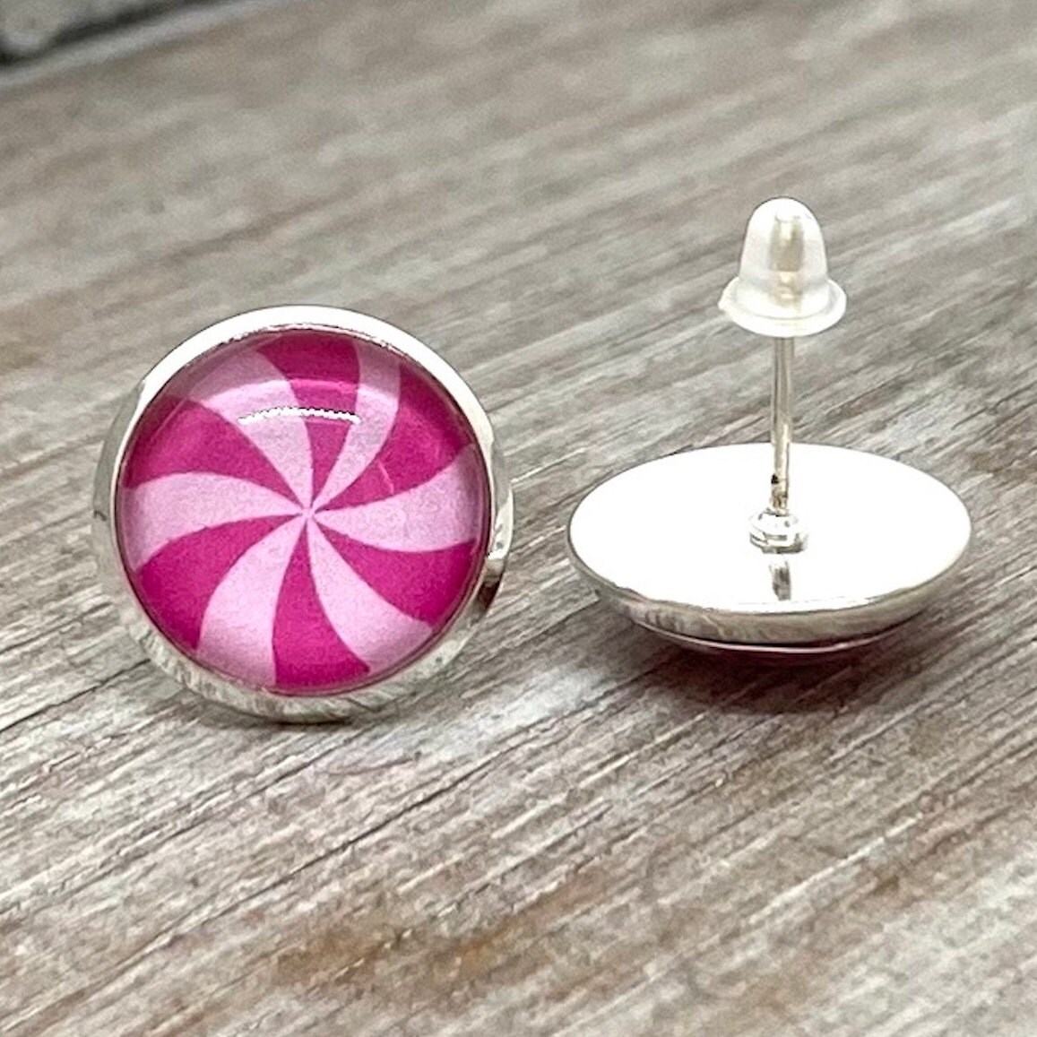 Lollipop Ohrringe Pink - Geschenk Für Mädchen Lollipop Ohrringe Pink - Geschenk Für Mädchen von nicisperlenzauber