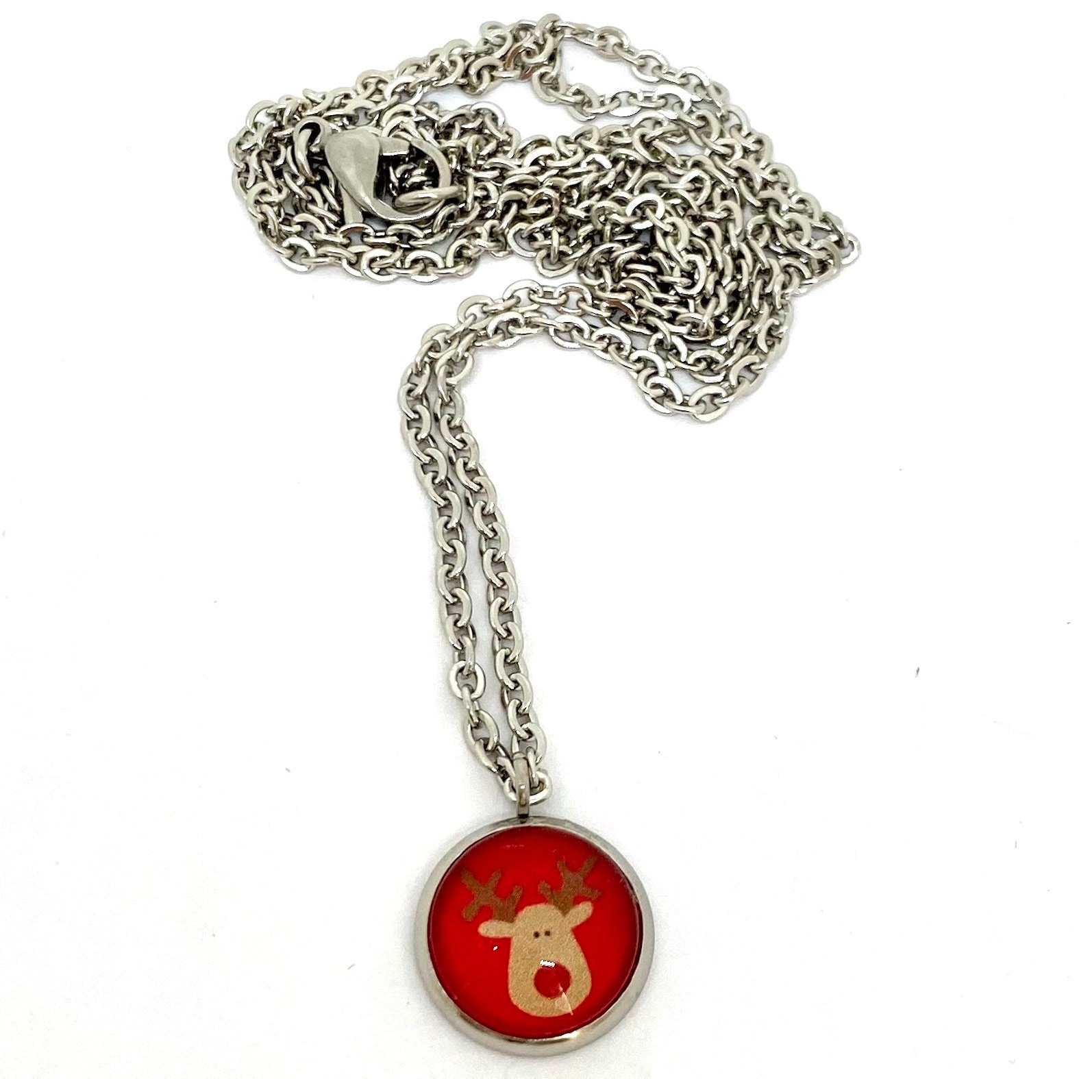 Rentier Kette - Weihnachtsgeschenk Für Mädchen von nicisperlenzauber