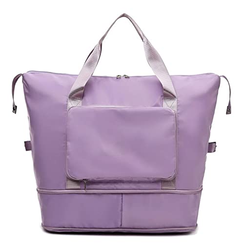 niei Umhängetaschen für Damen Folding Luggage Travel Bag Waterproof Tote Shoulder Travel Bags for Women Large Capacity Multifunction Duffle Bag Handbags von niei