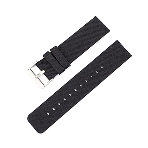 12mm 14mm 16mm 18mm 20mm 22mm Nylon Canvas Straps Armbänder Uhrenzubehör, Schwarz, 12mm 12mm 14mm 16mm 18mm 20mm 22mm Nylon Canvas Straps Armbänder Uhrenzubehör, Schwarz, 12mm von nihngvjm