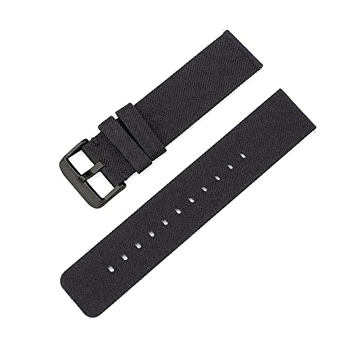 Gewebtes Nylon-Uhrenarmband 12mm - 22mm Canvas Uhrenarmband Herren Damen Ersatz-Uhrenarmband, 14mm von nihngvjm