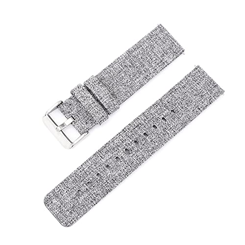 Gewebtes Nylon-Uhrenarmband 12mm - 22mm Canvas Uhrenarmband Herren Damen Ersatz-Uhrenarmband, 14mm von nihngvjm