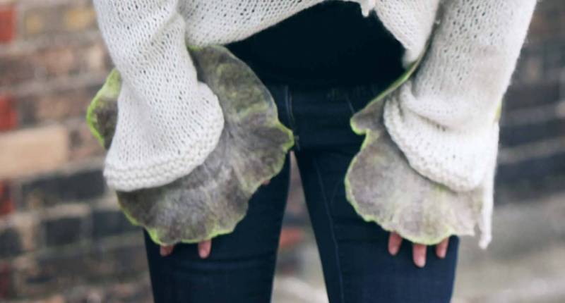 Filz -Handschuhe von nikicollier