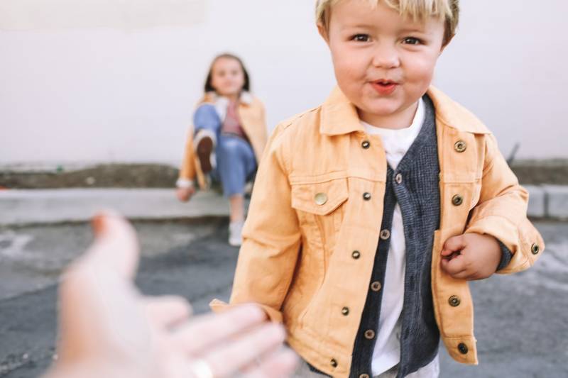 Jeans Jacke - Baby Und Kinder Druckknopfverschluss Made in Usa von nikijonjeanwear