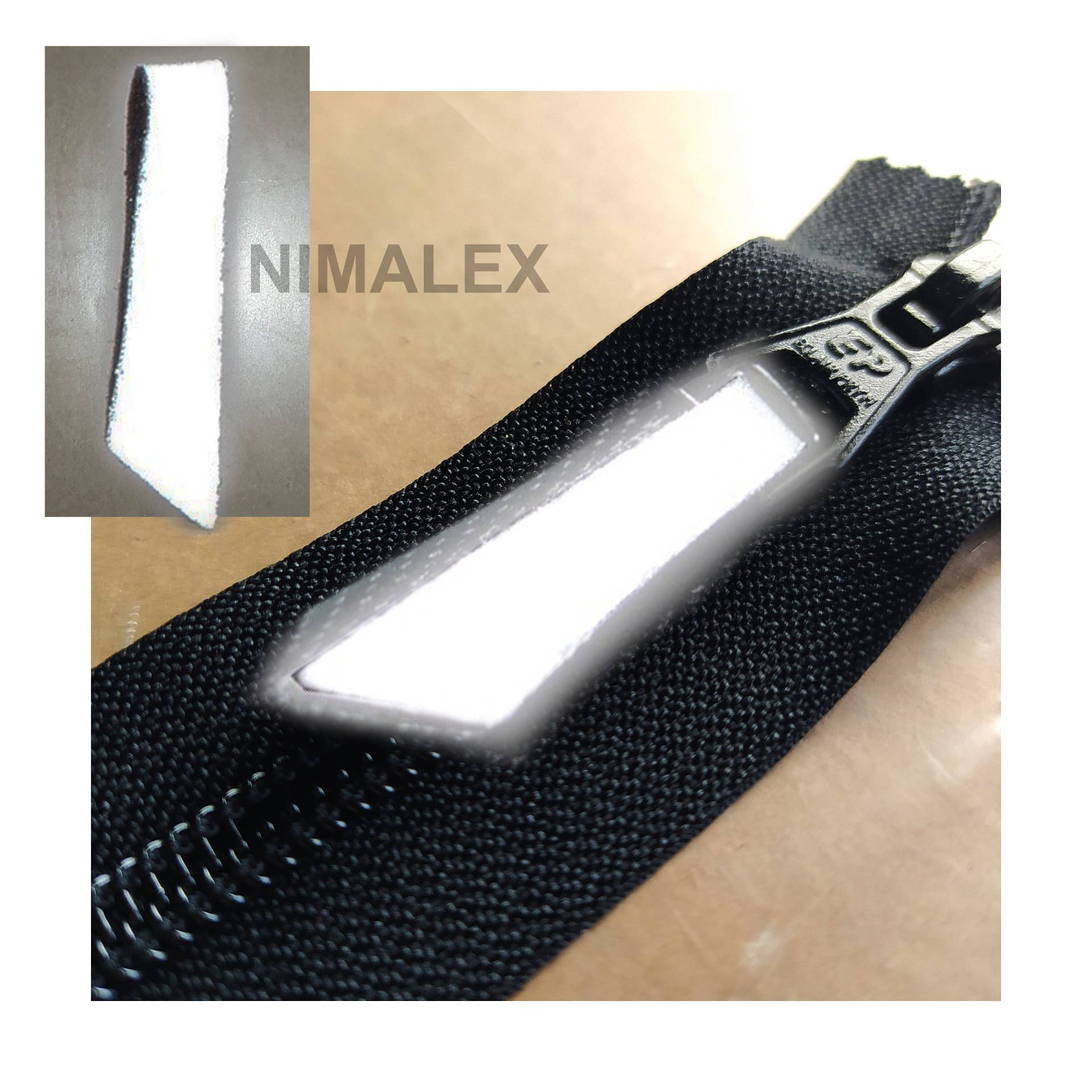 Neu | Licht Reflektierender Anhänger Für Reißverschluss-Zipper Reißverschluss-Läufer Schlaufe Kunstleder Silbergrau Reflektierend Neu | Licht Reflektierender Anhänger Für Reißverschluss-Zipper Reißverschluss-Läufer Schlaufe Kunstleder Silbergrau Reflektierend von nimalex