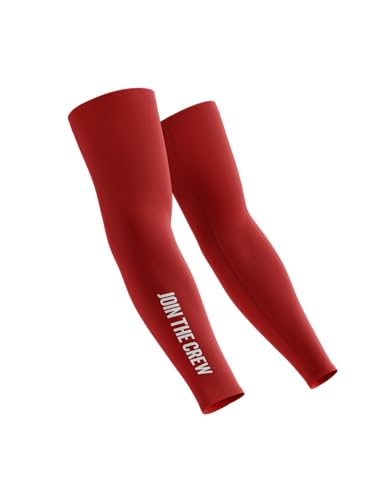 Ninesquared Arm Sleeves Volleyball Unisex – Elastisch, Atmungsaktiv & Schützend – 1 Paar – Rot – Größe S/M Ninesquared Arm Sleeves Volleyball Unisex – Elastisch, Atmungsaktiv & Schützend – 1 Paar – Rot – Größe S/M von ninesquared