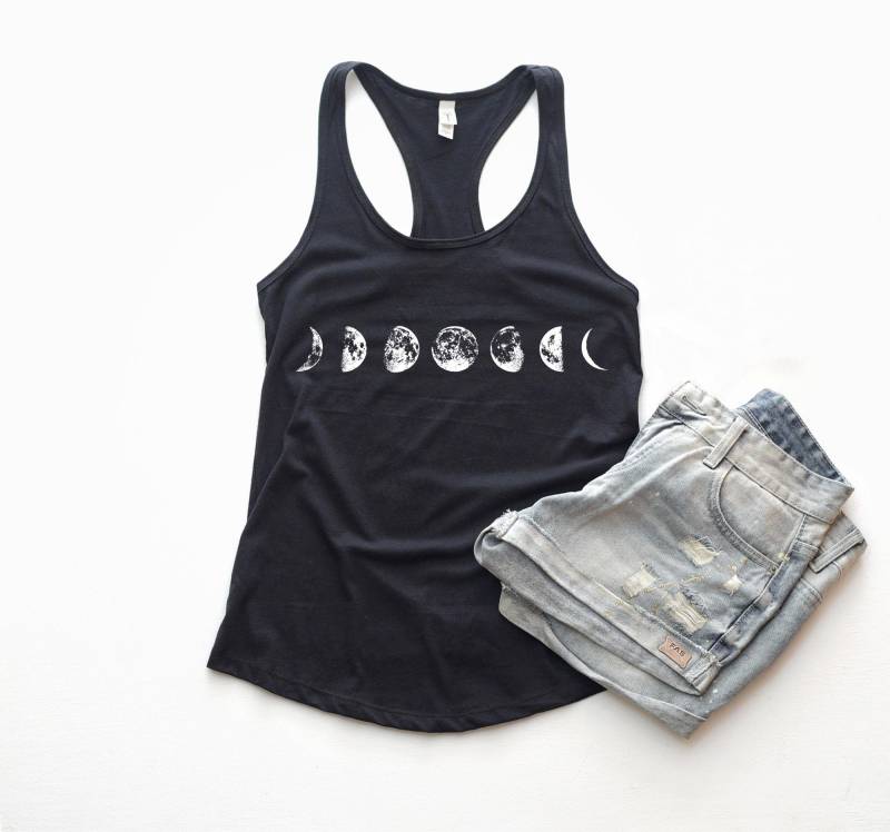 Mondphasen Tank Top - Mond Es Ist Nur A Phase von ninety5prints