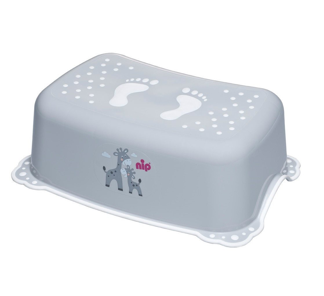 nip Dusch- und Badhocker Kinder Schemel Giraffe grau, einstufig, Für Kleinkinder nip Dusch- und Badhocker Kinder Schemel Giraffe grau, einstufig, Für Kleinkinder von nip