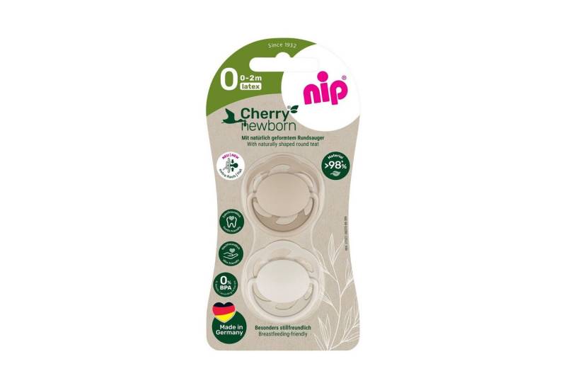 nip Schnuller Greenline Newborn Latex 0-2M von nip