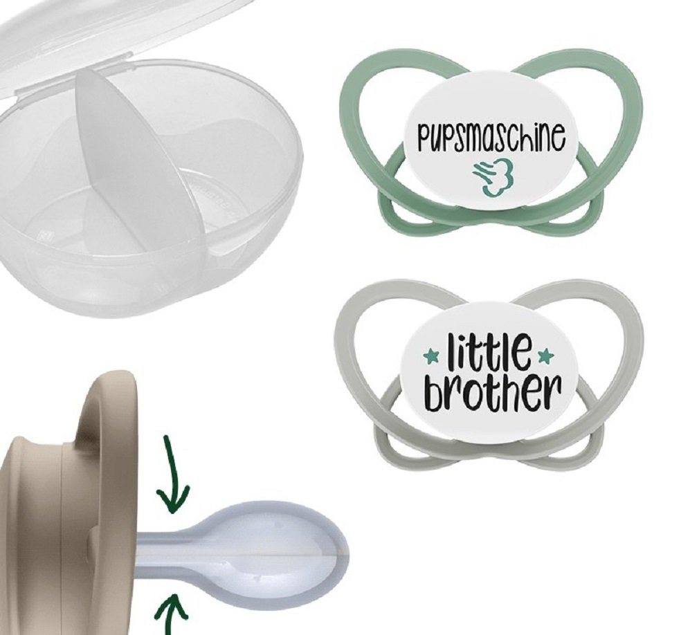 nip Schnuller green My Butterfly Sonderedition Pupsmaschine & Frechdachs von nip