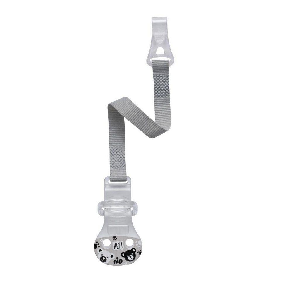 nip Schnullerbefestigung Clip Schnullerband Textil nip Schnullerbefestigung Clip Schnullerband Textil von nip