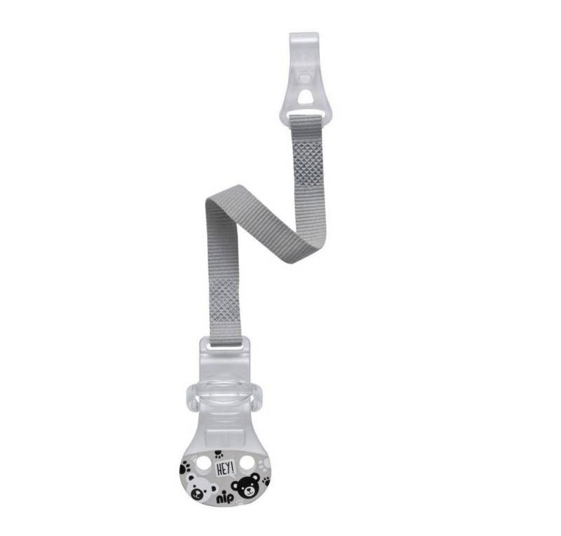 nip Schnullerbefestigung Clip Schnullerband Textil von nip