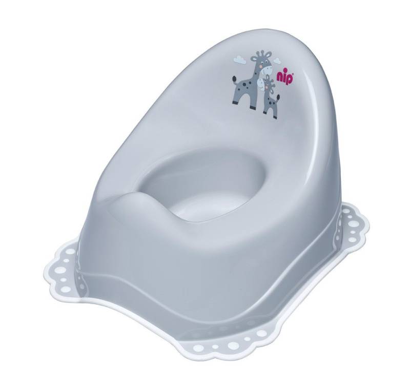 nip Töpfchen Anti-Slip Grau, Anti-Rutsch Babytöpfchen von nip