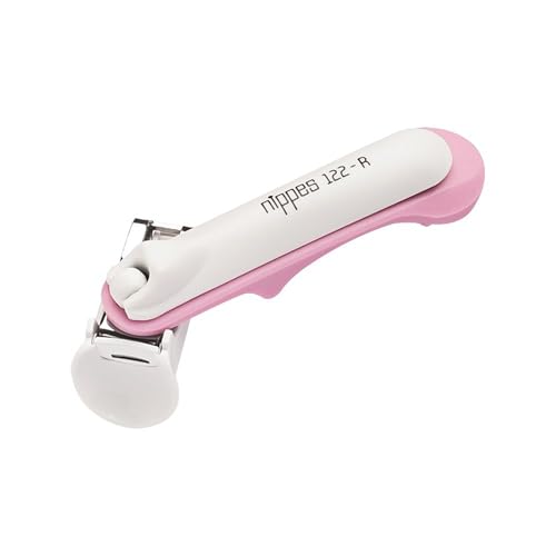 nippes Baby Nagelknipser | Rosa | 8 cm Lang | Nagelknipser Baby | Mit abgerundeter Schnittfläche für die einfache Nagelpflege fürs Baby & Neugeborene von nippes Solingen