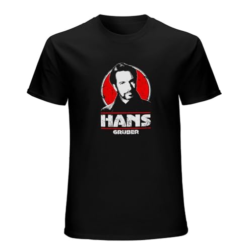 Die Hard Hans Gruber Rickman Action Hero Willis Film Adults & Kids Mens T-Shirt Black Size XXL von nique