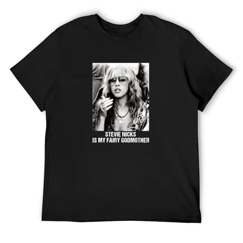 Vintage Stevie Shirt Nicks Love is My Fairy Godmother T-Shirt Unisex Black and White Graphics Tees 100% Cotton Tops Tshirt Men Black XXL Vintage Stevie Shirt Nicks Love is My Fairy Godmother T-Shirt Unisex Black and White Graphics Tees 100% Cotton Tops Tshirt Men Black XXL von nique