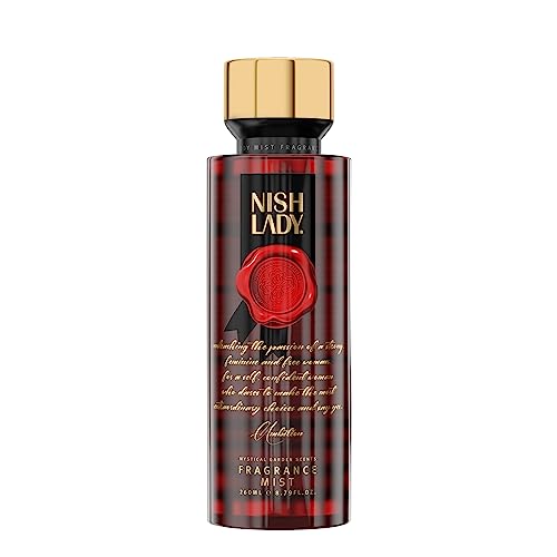 NishLady Body Mist - Fragrance Mist – Body Spray - Body Parfüm - 260 ml - Perfekte Wahl für Tägliche Erfrischung und Besondere Momente (260 ml (1er Pack), Ambition) von nishlady