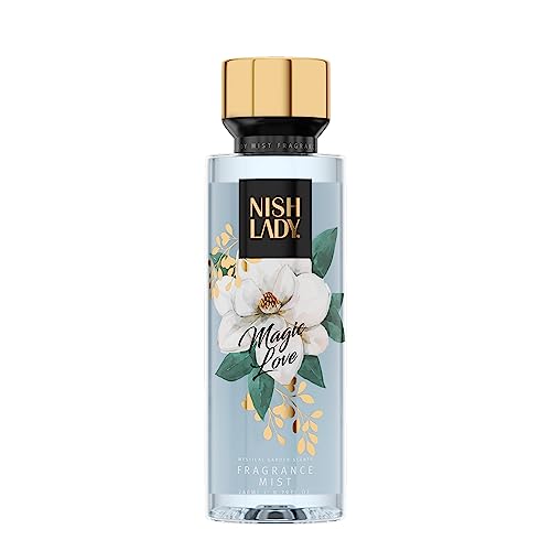 NishLady Body Mist - Fragrance Mist – Body Spray - Body Parfüm - 260 ml - Perfekte Wahl für Tägliche Erfrischung und Besondere Momente (260 ml (1er Pack), Magic Love) von nishlady