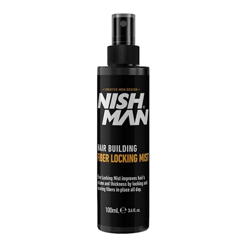 NISHMAN Locking Mist Spray 100ml – Lässt Ihr Haar Natürlich Dicker Aussehen und Schützt es vor Natürlichen Elementen - Kraftvolles Locking Mist Spray für Optimale Haarregeneration von nishman
