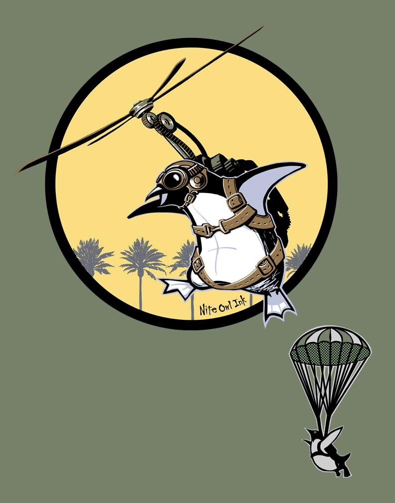 Fliegender Pinguin Fliegender Pinguin von niteowlink