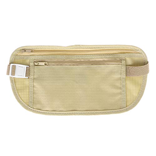 niumanery Travel Pouch Hidden Wallet Passport Money Waist Belt Bag Slim Secret Security von niumanery