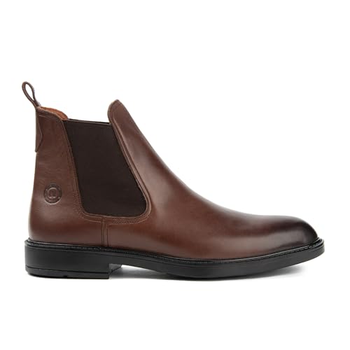 nixt Classic Herren Chelsea Boots Lederstiefel | 100% echtes Leder (brown, EU Schuhgrößensystem, Erwachsene, Herren, Numerisch, M, 43) von nixt
