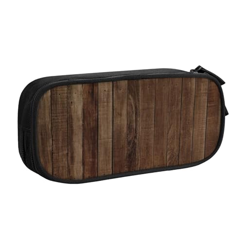 njkhbolk Tragbarer Schreibtisch-Organizer mit großem Fassungsvermögen, doppelschichtiges Reißverschluss-Federmäppchen von njkhbolk