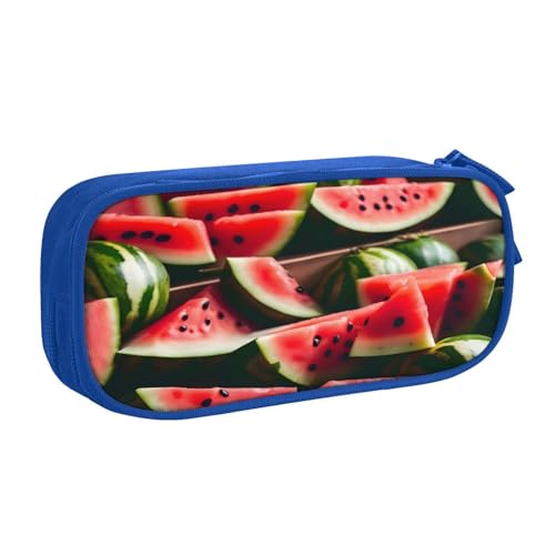 njkhbolk Tragbares Federmäppchen mit Wassermelonen-Aufdruck und frischem Obstdruck, großes Fassungsvermögen, doppellagiges Federmäppchen mit Reißverschluss njkhbolk Tragbares Federmäppchen mit Wassermelonen-Aufdruck und frischem Obstdruck, großes Fassungsvermögen, doppellagiges Federmäppchen mit Reißverschluss von njkhbolk