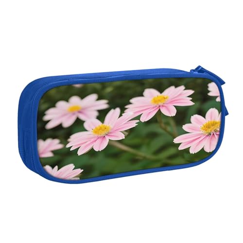 njkhbolk Tragbares Federmäppchen mit doppelschichtigem Reißverschluss und Blumendruck, Rosa / Weiß / Gold njkhbolk Tragbares Federmäppchen mit doppelschichtigem Reißverschluss und Blumendruck, Rosa / Weiß / Gold von njkhbolk