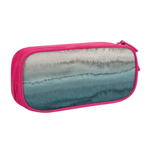 njkhbolk Tragbares Schreibwaren-Organizer, großes Fassungsvermögen, doppelschichtiges Federmäppchen mit Reißverschluss njkhbolk Tragbares Schreibwaren-Organizer, großes Fassungsvermögen, doppelschichtiges Federmäppchen mit Reißverschluss von njkhbolk