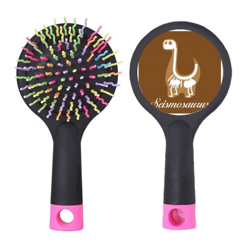 B Dinosaurier Diplodocus Art Deco Fashion Salon Entwirrung Haarbürste Kissen Basis von no/no