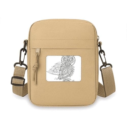 Bird Paint Flying Line Umhängetasche, Handytasche, Handtasche, Mini-Umhängetasche, Schwarz Bird Paint Flying Line Umhängetasche, Handytasche, Handtasche, Mini-Umhängetasche, Schwarz von no/no