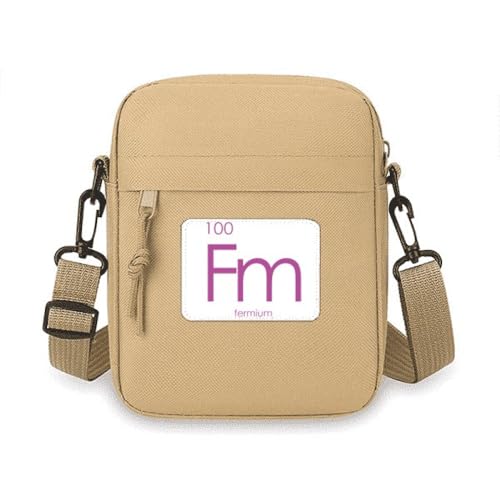 Chestry Elements Periodentabelle Actinide Ferum FM Crossbody-Tasche Handy Geldbörsen Handtasche Schulter Mini Tasche Chestry Elements Periodentabelle Actinide Ferum FM Crossbody-Tasche Handy Geldbörsen Handtasche Schulter Mini Tasche von no/no