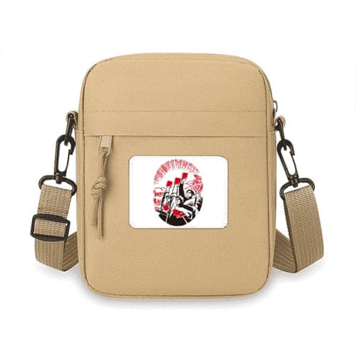 China Red Education Propaganda Unity Crossbody Bag Handy Geldbörsen Handtasche Schulter Mini Tasche China Red Education Propaganda Unity Crossbody Bag Handy Geldbörsen Handtasche Schulter Mini Tasche von no/no