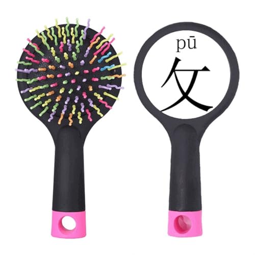 Chinesische Charaktere Compnt PU Salon Entwirrende Haarbürste Kissen Basis von no/no