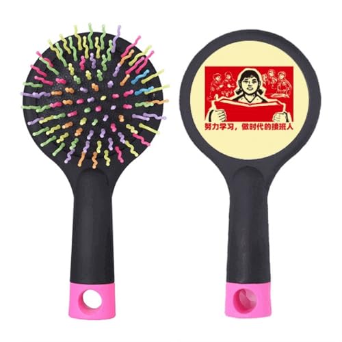 Chinesische rote Bildung Propaganda Girl Salon Entwirrung Haarbürste Kissen Basis Chinesische rote Bildung Propaganda Girl Salon Entwirrung Haarbürste Kissen Basis von no/no