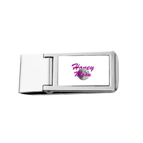 Cultural Love Couples Art Deco Fashion Slim Money Clip Stainless Holder Pocket Wallet von no/no