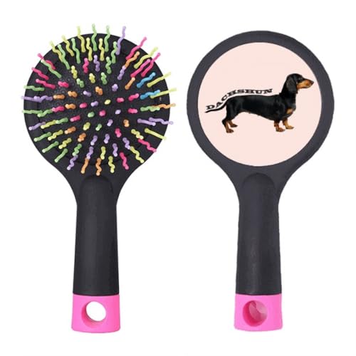 Dackel Körperform Haustier Art Deco Fashion Salon Entwirrung Haarbürste Kissen Basis von no/no