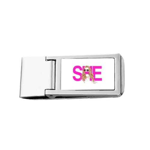 Damenbrille, Art-Deco, modisch, schmal, Geldklammer aus Edelstahl Damenbrille, Art-Deco, modisch, schmal, Geldklammer aus Edelstahl von no/no