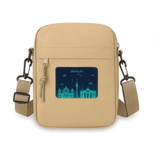 Deutschland Berlin Landmark Architektur Crossbody Bag Handy Geldbörsen Handtasche Schulter Mini Tasche von no/no